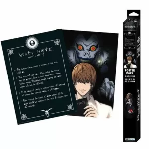 SET 2 POSTERS L Y DEATH NOTE -52X38- (DEATH NOTE)