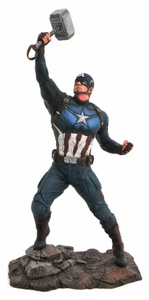 FIGURA CAPITAN AMERICA CON MARTILLO -DIAMOND GALLERY- 23CM(MARVEL VENGADORES END GAME)