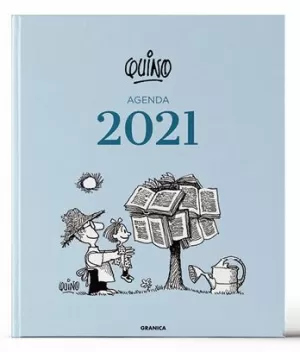 AGENDA 2021 QUINO ENCUADERNADA AZUL CLARO