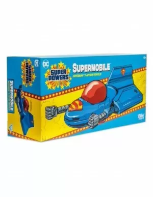 FIGURA RETRO SUPERMOBILE SUPERMAN SUPER POWERS -MCFARLANE- 18CM (DC)