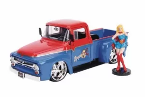 VEHICULO FORD F-100 1/24 2008 CON FIGURA SUPERGIRL (DC BOMBSHELLS)