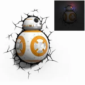 LAMPARA 3D DE PARED BB-8 (STAR WARS)