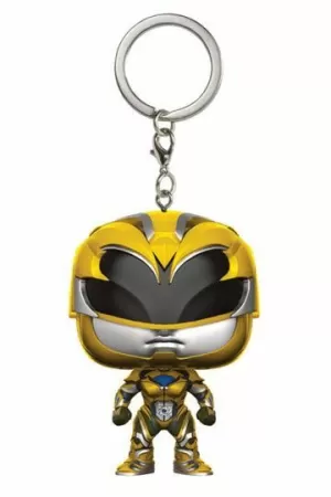 LLAVERO FUNKO POP POWER RANGER AMARILLO (POWER RANGERS)