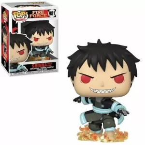 FUNKO POP SHINRA CON FUEGO -SPECIAL GLOW EDITION- 981- (FIRE FORCE)