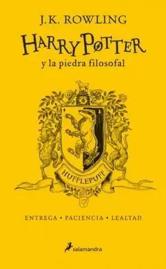 HARRY POTTER Y LA PIEDRA FILOSOFAL(PORTADA HUFFLEPUFF)