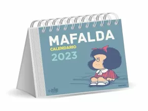 CALENDARIO ESCRITORIO MAFALDA AZUL 2023